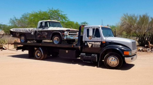 Truck Towing By Mesa Company