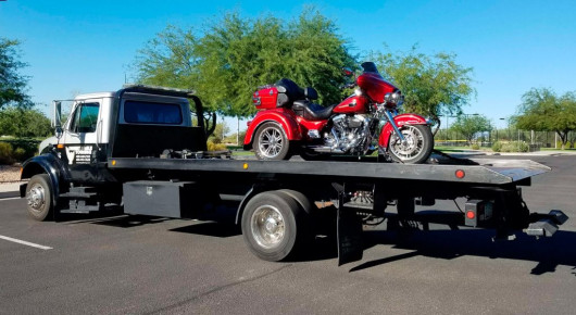 Motorcycly Hauling In Mesa